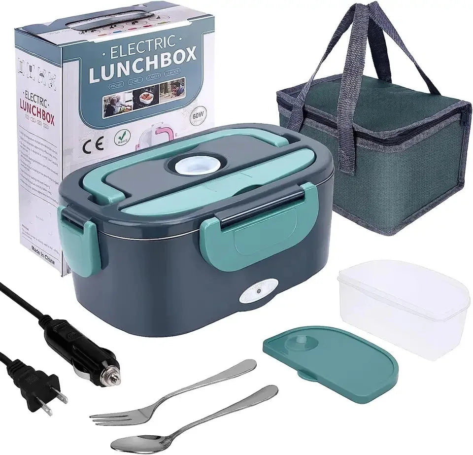 Portable Electric Lunch Box – Heat Your Meals Anywhere | Car, Office & Home