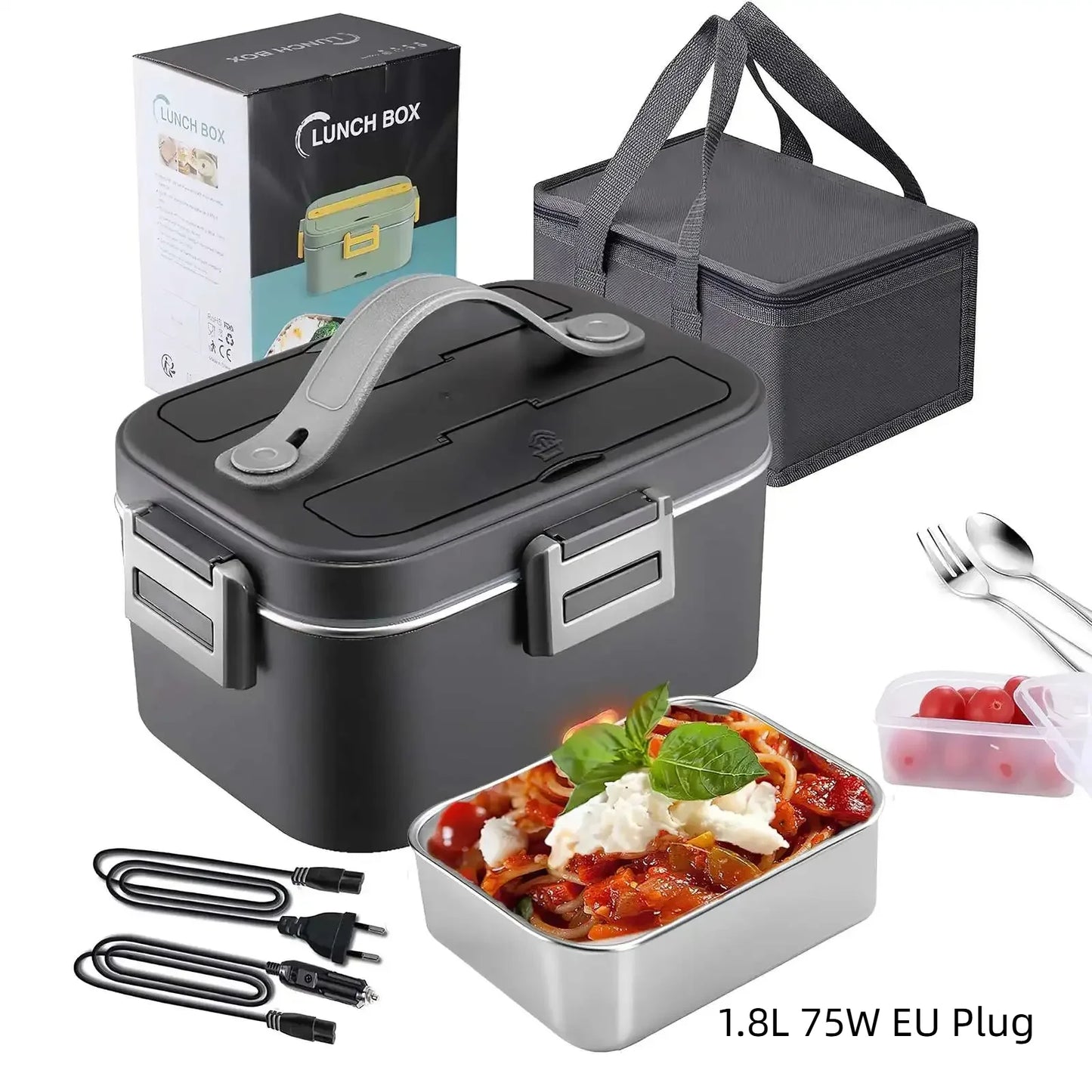 Portable Electric Lunch Box – Heat Your Meals Anywhere | Car, Office & Home