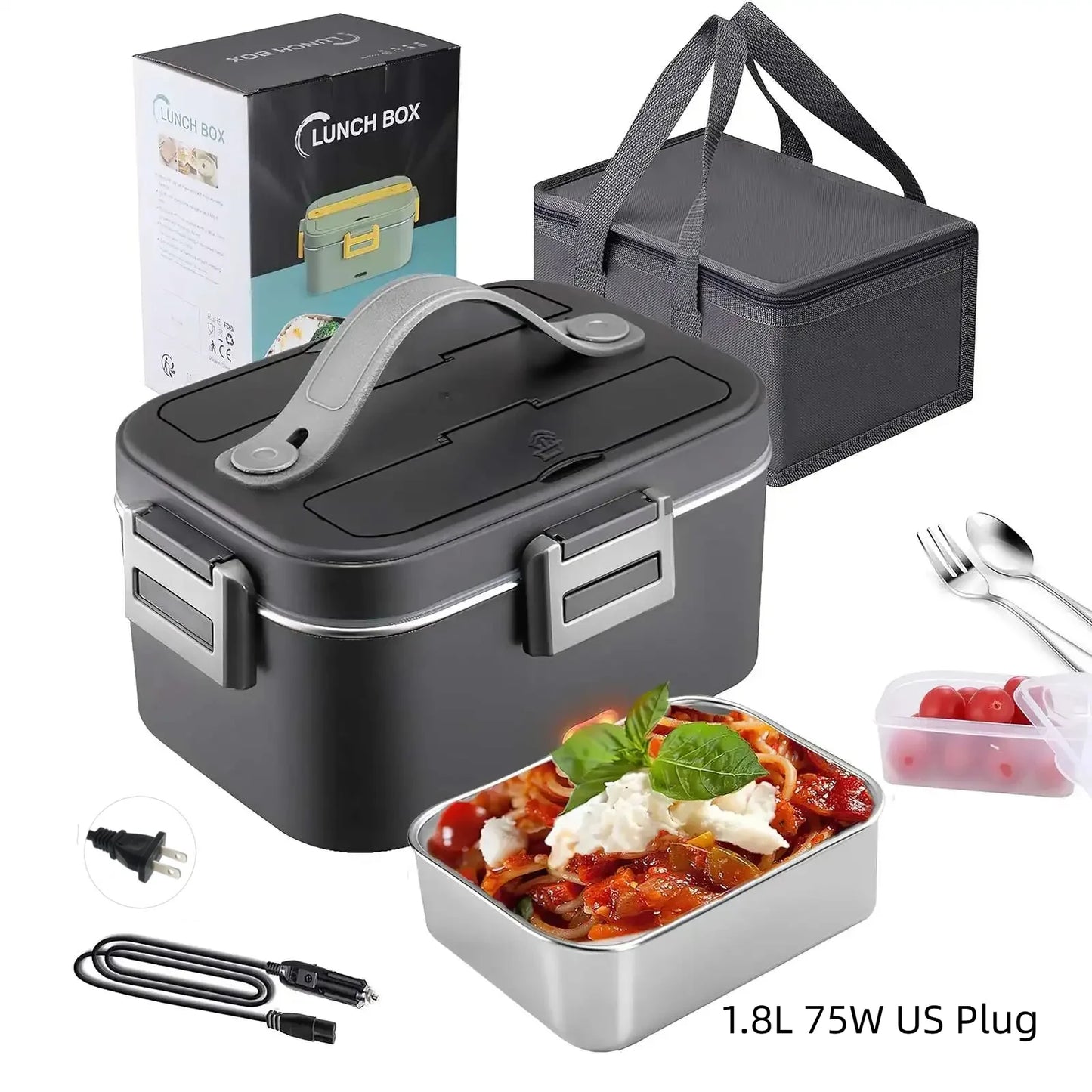 Portable Electric Lunch Box – Heat Your Meals Anywhere | Car, Office & Home