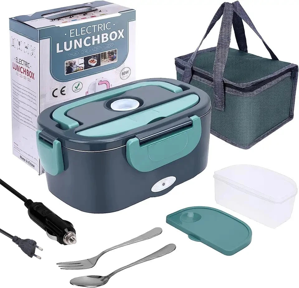Portable Electric Lunch Box – Heat Your Meals Anywhere | Car, Office & Home