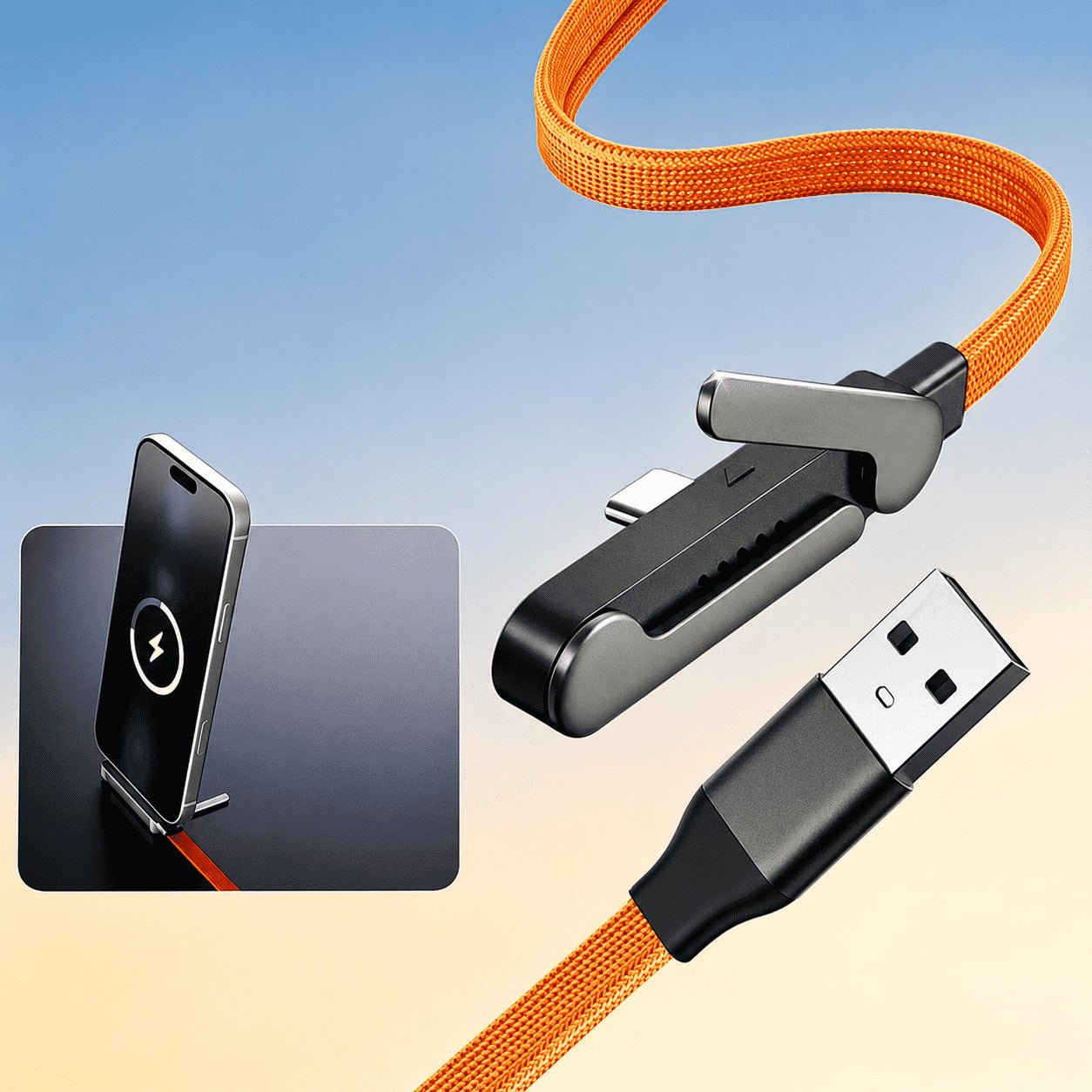 ChargeFlex™ 65W – Câble USB - C Charge Rapide avec Support Téléphone Pliable Intégré - YIVILUZChargeFlex™ 65W – Câble USB - C Charge Rapide avec Support Téléphone Pliable IntégréFoldable Phone Stand Charging CableYIVILUZYIVILUZ14:7711M Black1M BlackChargeFlex™ 65W – Câble USB - C Charge Rapide avec Support Téléphone Pliable Intégré