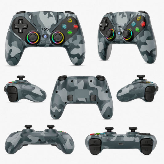 YiviGame™ Elite RGB Wireless Controller – Hall Effect • Turbo • Macro • PS5 / PC