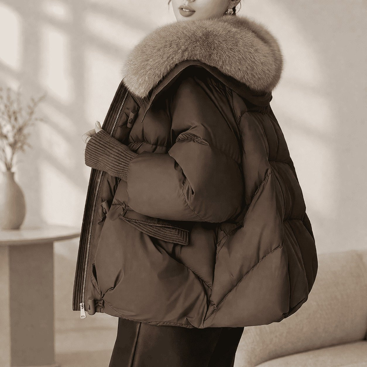 Veste Hiver Femme Épaisse – Col Fourrure Élégant & Chaud | Yiviluz - YIVILUZVeste Hiver Femme Épaisse – Col Fourrure Élégant & Chaud | YiviluzYIVILUZYIVILUZ14:771Noir;5:361386NoirMVeste Hiver Femme Épaisse – Col Fourrure Élégant & Chaud | Yiviluz