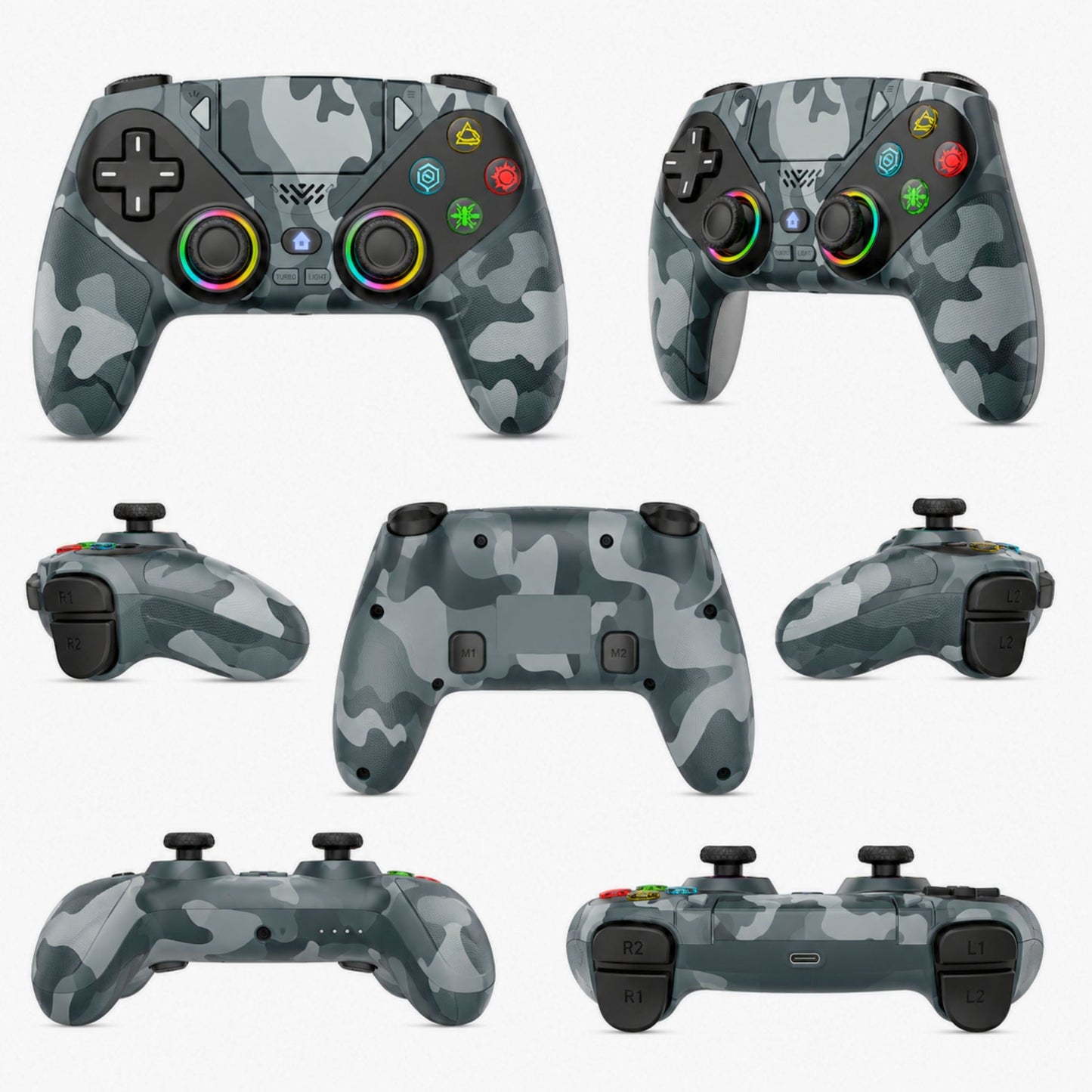 YiviGame™ Elite RGB Wireless Controller – Hall Effect • Turbo • Macro • PS5 / PC - YIVILUZYiviGame™ Elite RGB Wireless Controller – Hall Effect • Turbo • Macro • PS5 / PCManette GamingYIVILUZYIVILUZ14:29WhiteBlancYiviGame™ Elite RGB Wireless Controller – Hall Effect • Turbo • Macro • PS5 / PC