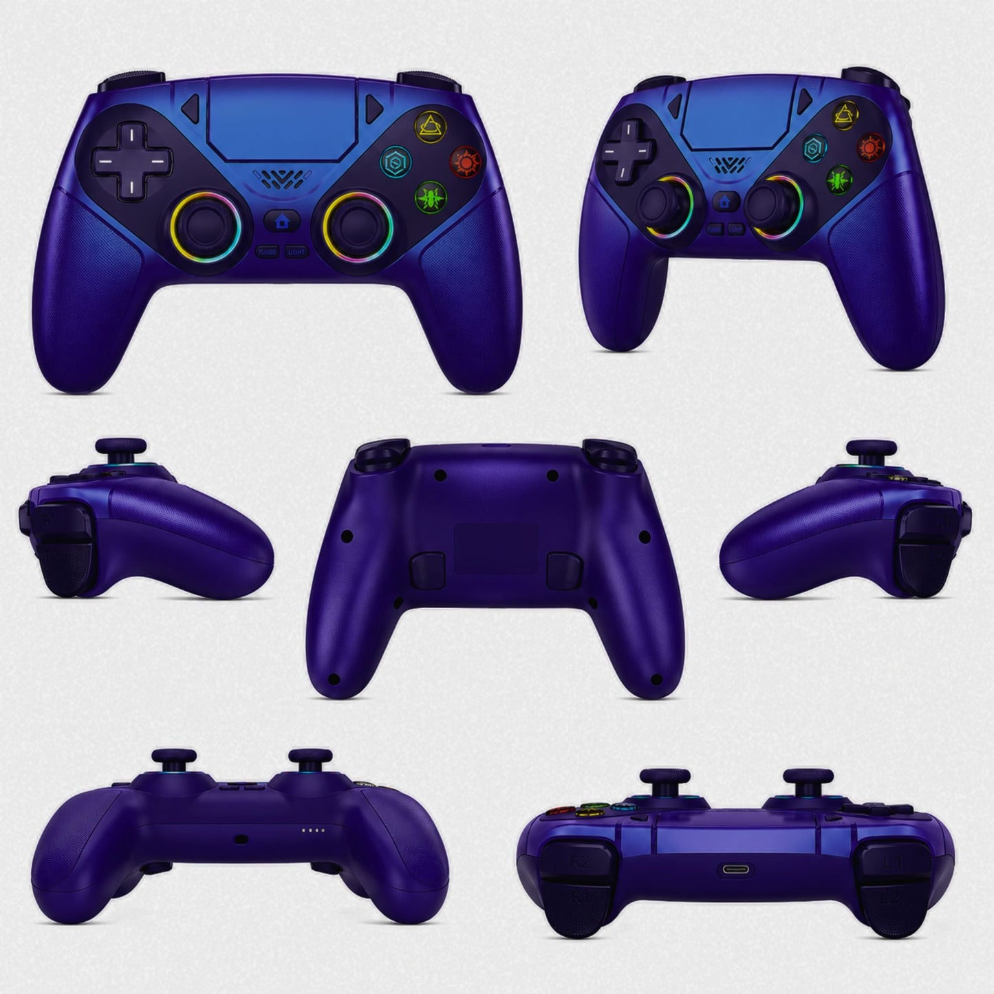 YiviGame™ Elite RGB Wireless Controller – Hall Effect • Turbo • Macro • PS5 / PC - YIVILUZYiviGame™ Elite RGB Wireless Controller – Hall Effect • Turbo • Macro • PS5 / PCManette GamingYIVILUZYIVILUZ14:29WhiteBlancYiviGame™ Elite RGB Wireless Controller – Hall Effect • Turbo • Macro • PS5 / PC
