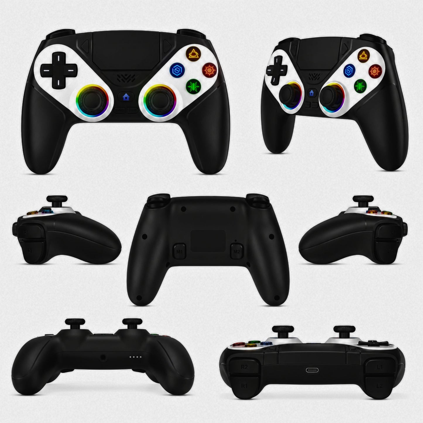 YiviGame™ Elite RGB Wireless Controller – Hall Effect • Turbo • Macro • PS5 / PC - YIVILUZYiviGame™ Elite RGB Wireless Controller – Hall Effect • Turbo • Macro • PS5 / PCManette GamingYIVILUZYIVILUZ14:29WhiteBlancYiviGame™ Elite RGB Wireless Controller – Hall Effect • Turbo • Macro • PS5 / PC
